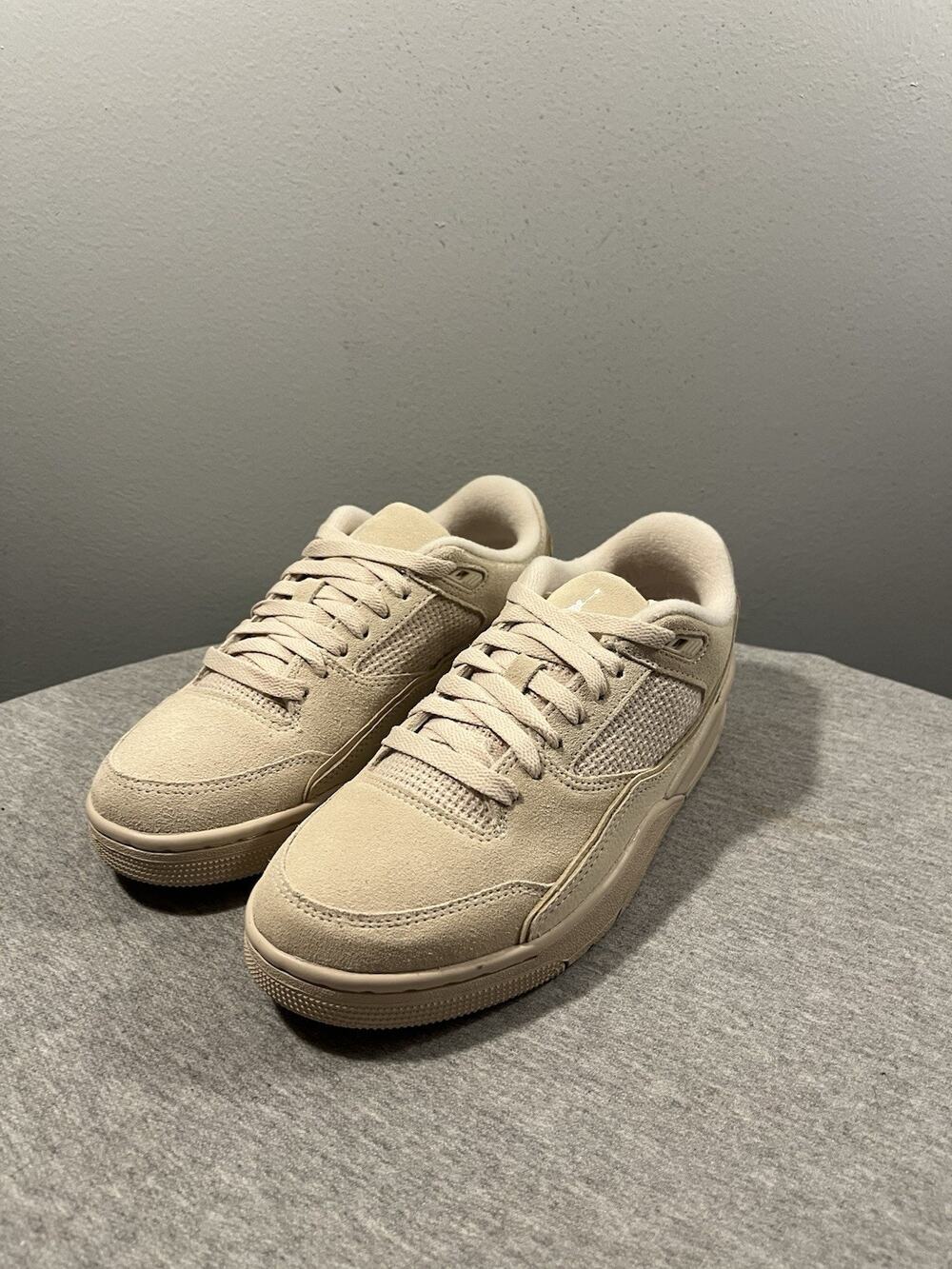 Jordan Flight Court Low Top Suede Legend Light Brown Women's Size 8 FZ9854-200